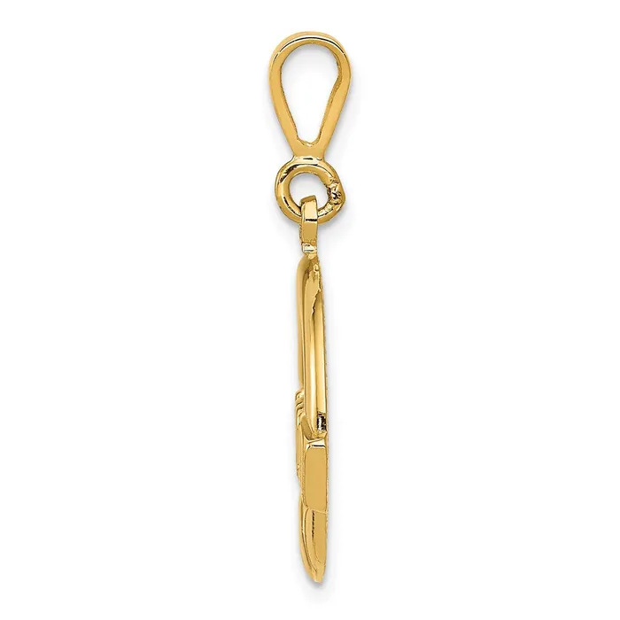14k Yellow Gold Claddagh Pendant Goldia PreStyled Sets