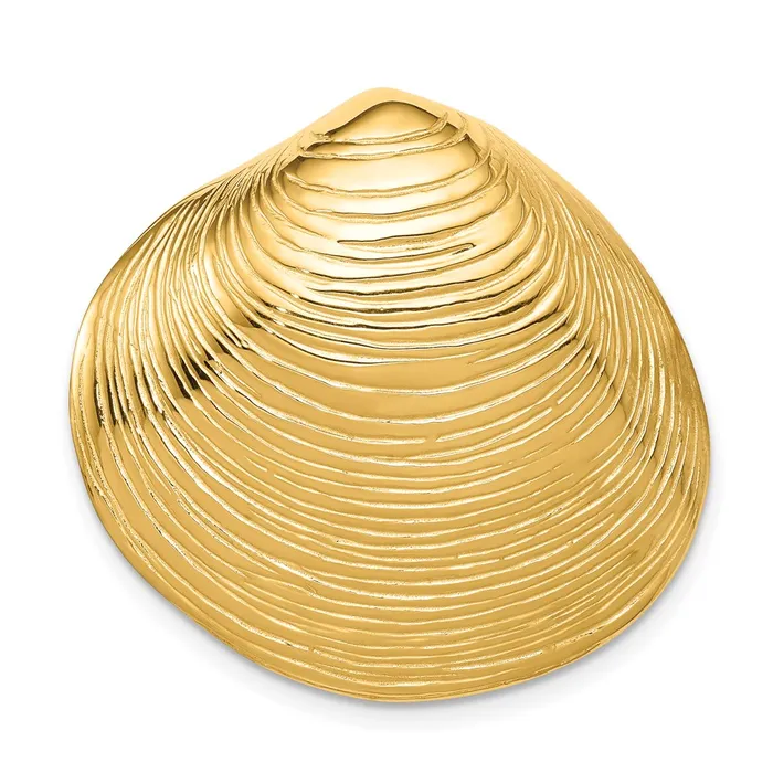 Goldia PreStyled Sets 14k Yellow Gold Clam Shell Slide