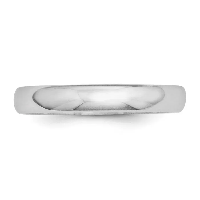 Goldia Rings Solid 14K White Gold 3mm Half Round MensWomens Wedding Band Ring Size 135 Goldia Rings Solid 14K White Gold 3mm Half Round MensWomens Wedding Band Ring Size 135
