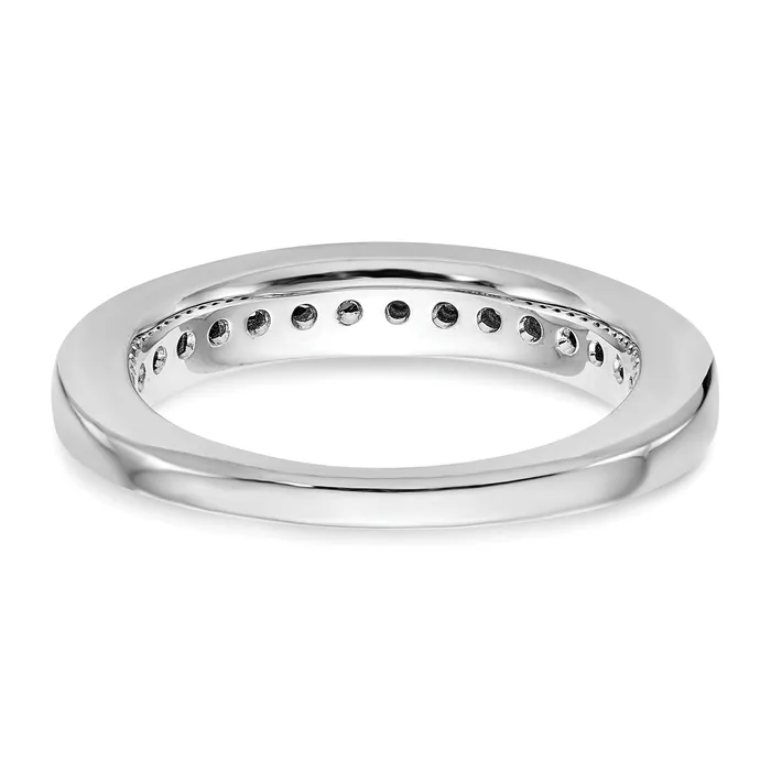 Rings Goldia 14K White Gold Lab Grown Diamond VSSI FGH Wedding Band Ring