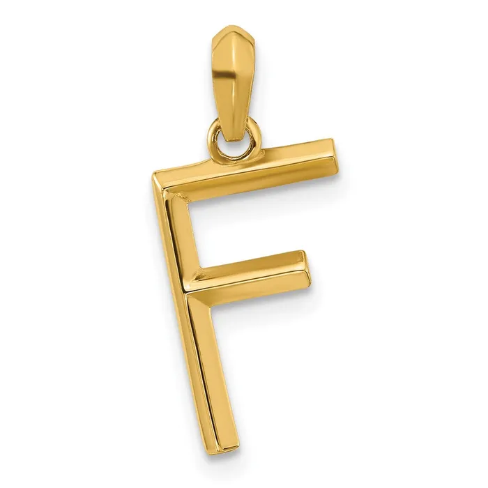14k Yellow Gold Fancy Letter F TreasureFineJewelers PreStyled Sets