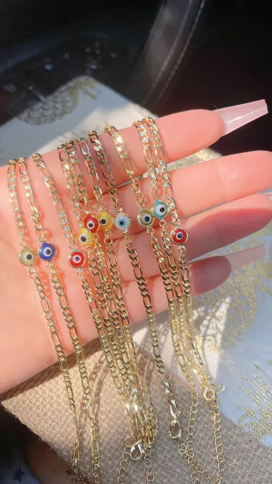 Gold Evil Eye Bracelet MP Jewelry Bracelets