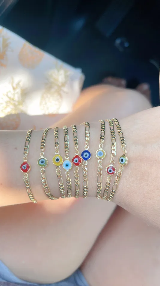 Gold Evil Eye Bracelet MP Jewelry Bracelets