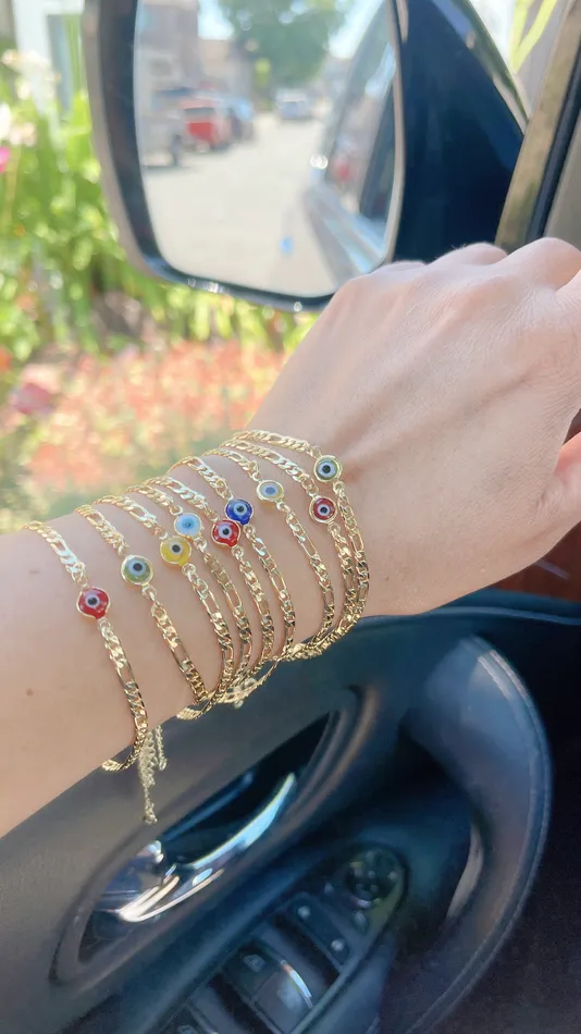 Gold Evil Eye Bracelet MP Jewelry Bracelets