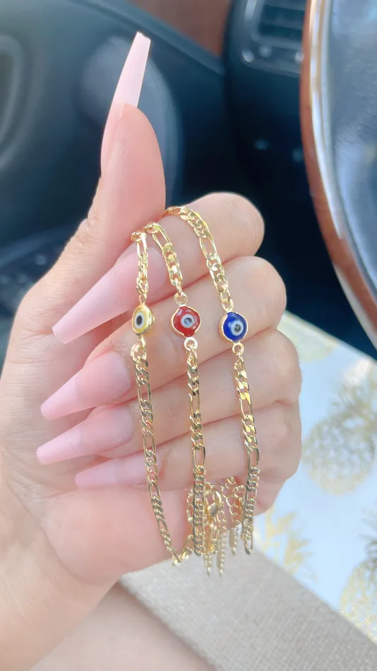 Gold Evil Eye Bracelet MP Jewelry Bracelets