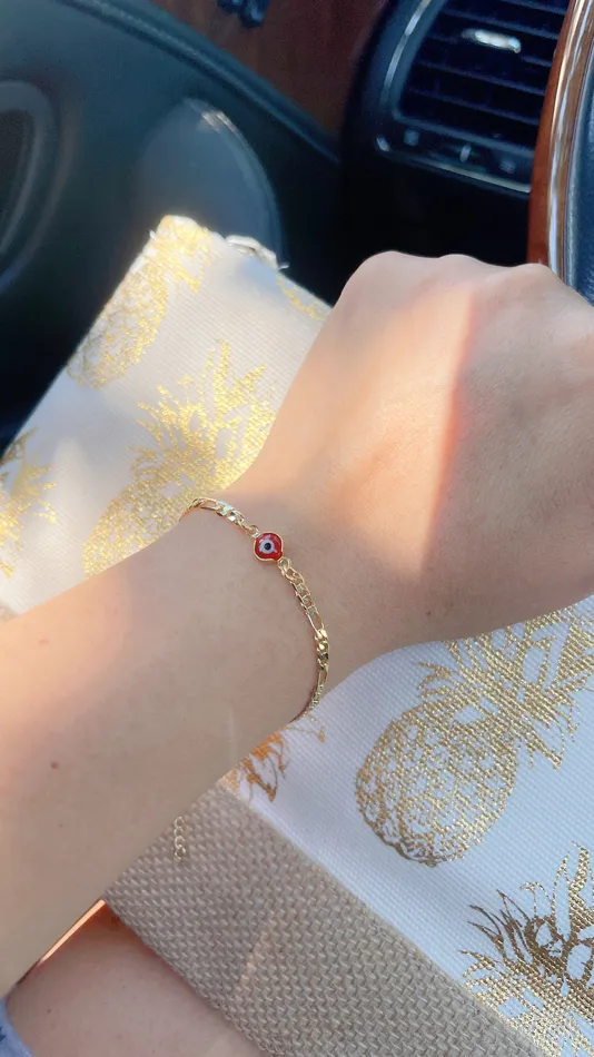Gold Evil Eye Bracelet MP Jewelry Bracelets