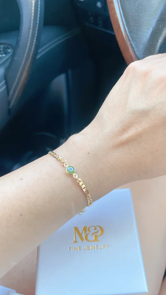 Gold Evil Eye Bracelet MP Jewelry Bracelets