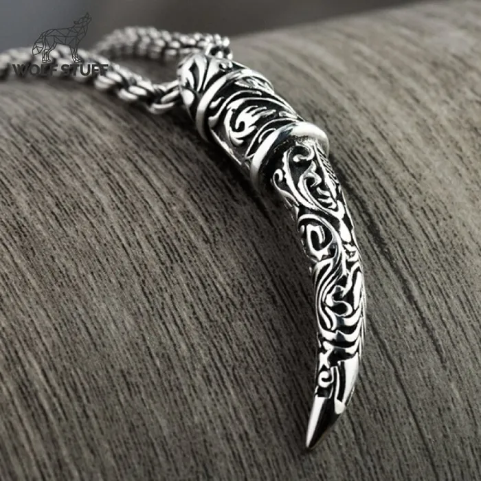 Necklaces Wolf Stuff Wolf Claw Pendant Necklace