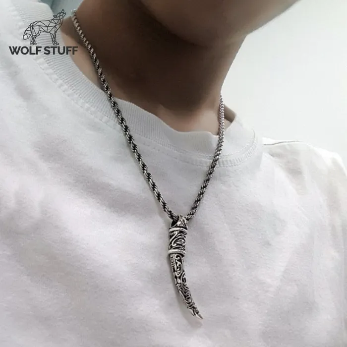 Necklaces Wolf Stuff Wolf Claw Pendant Necklace