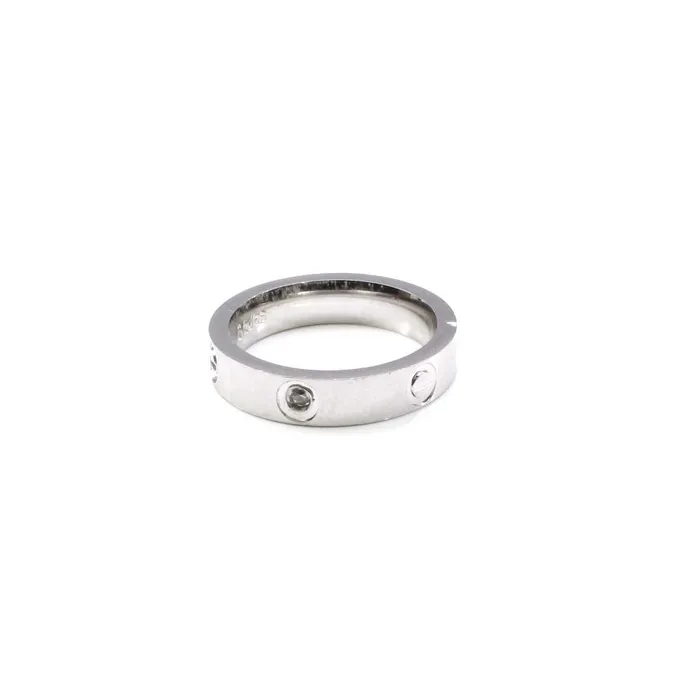 Beautiful White CZ 925 Solid Real Silver Unisex Ring Karizma Jewels Rings