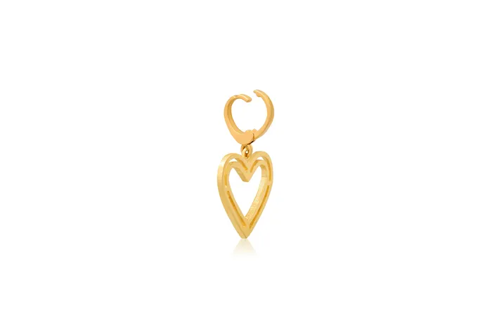 Charm Necklaces Shylee Rose Jewelry Outline Heart Charm