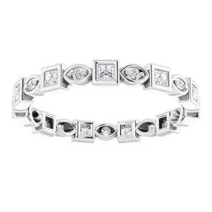 WB Choice Jewelry Rings 14K White 13 CTW Diamond Eternity Band 12363260232PSTWBC WB Choice Jewelry Rings 14K White 13 CTW Diamond Eternity Band 12363260232PSTWBC
