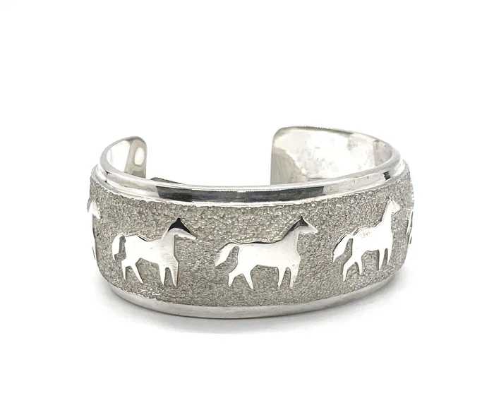 Ben Nighthorse Bracelets All Metal Horse Bracelet