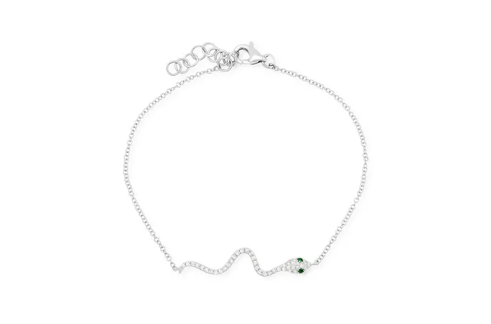 Bracelets Bracelet Snakes Gold Tsavorite Diamonds Albert Hern