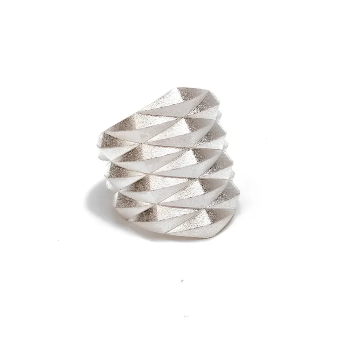 Diamond Peak Silver Ring Maria Samora Rings