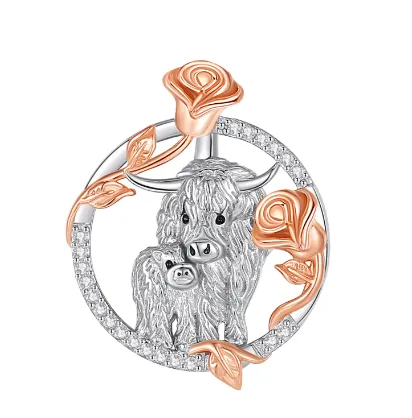 Highland Cow Necklaces Sterling Silver Beautiful Gifts ALibaba Rings