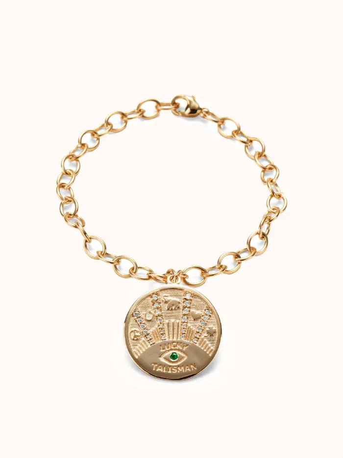 Marlo Laz Bracelets Talisman Coin Bracelet