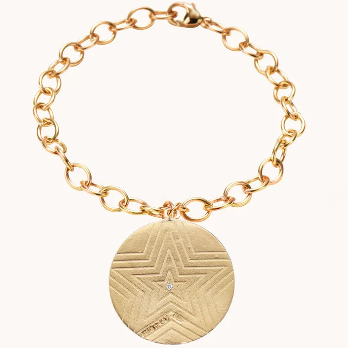 Marlo Laz Bracelets Talisman Coin Bracelet Marlo Laz Bracelets Talisman Coin Bracelet