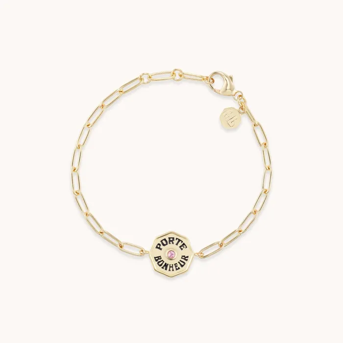 Petite PB Bracelet Pink Sapphire Marlo Laz Bracelets