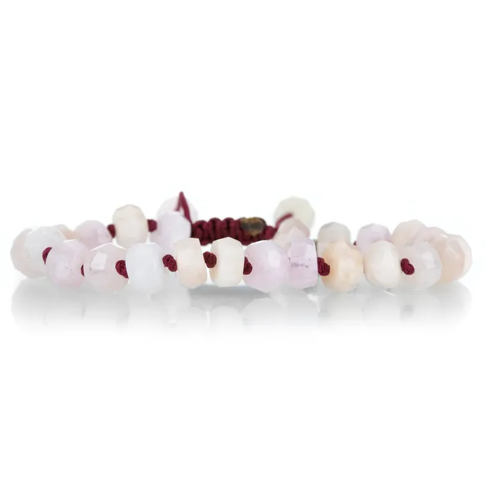 8mm Faceted Morganite Bracelet Joseph Brooks Bracelets