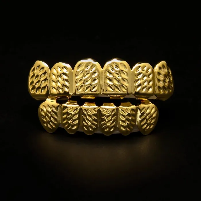 Bling Proud PreStyled Sets 14K Gold Plated HipHop Teeth Grillz