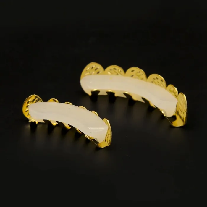 Bling Proud PreStyled Sets 14K Gold Plated HipHop Teeth Grillz
