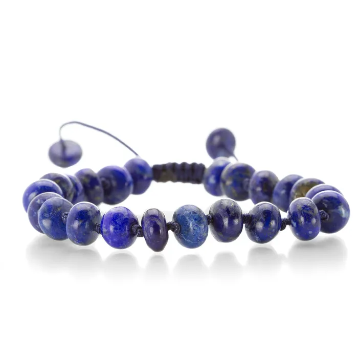 Bracelets 8mm Smooth Lapis Lazuli Bead Bracelet Joseph Brooks