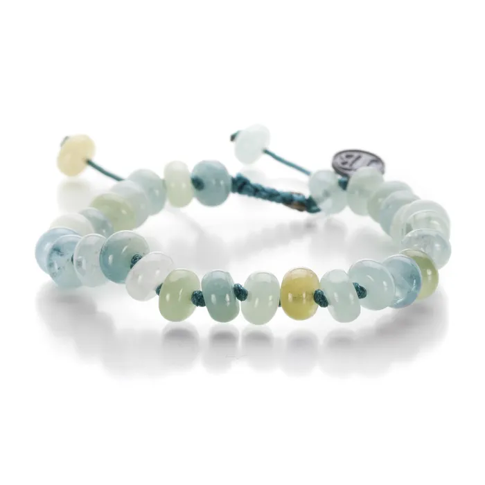 Bracelets Joseph Brooks 8mm MultiTone Aquamarine Bracelet