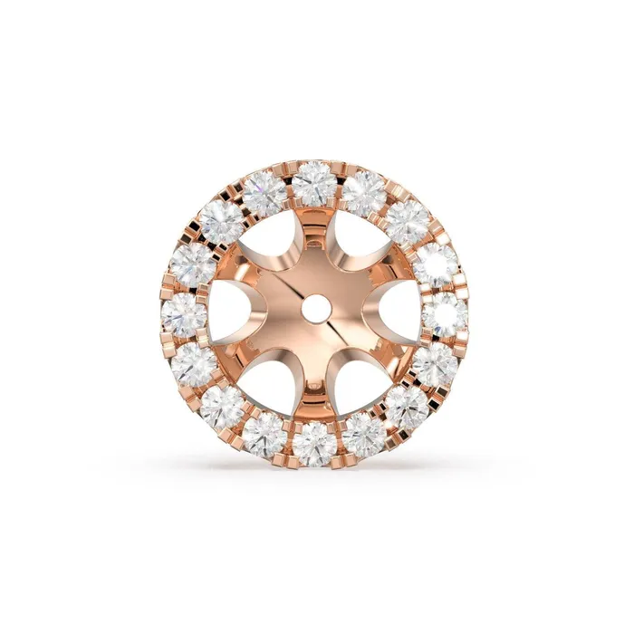 Earrings Jalvi Co Diamond Solid Gold Earring Jacket for 7mm Round Pearl Beads 1ct Diamond Solid Gold Earring Jacket Findings Earrings Jalvi Co Diamond Solid Gold Earring Jacket for 7mm Round Pearl Beads 1ct Diamond Solid Gold Earring Jacket Findings