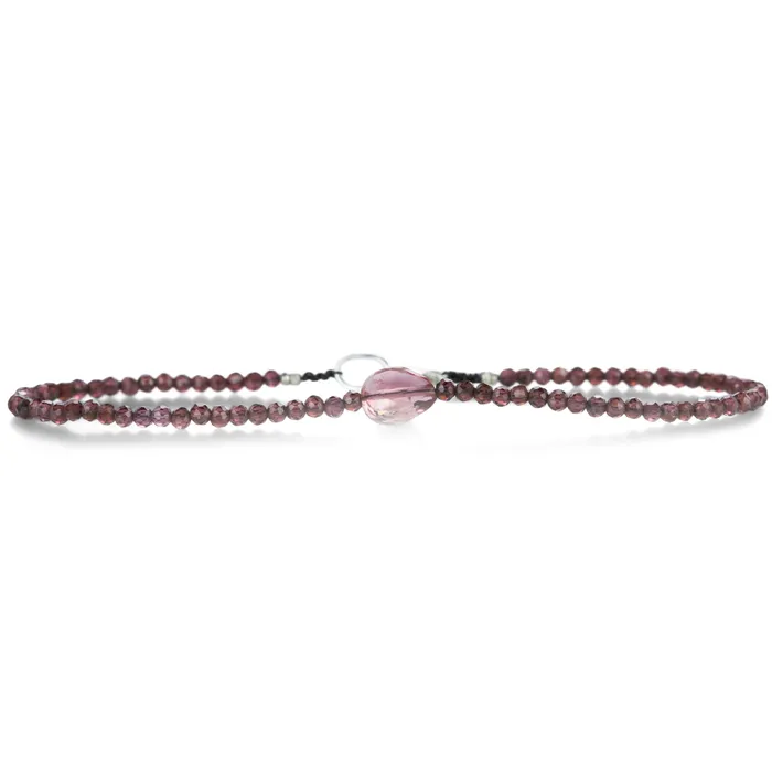 Garnet and Tourmaline Beaded Bracelet Margaret Solow Bracelets