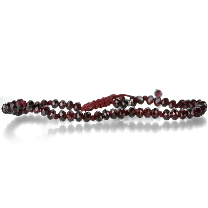 Joseph Brooks Bracelets 4mm Red Garnet Beaded Bracelet