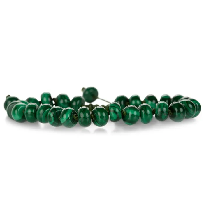 Joseph Brooks Bracelets Smooth 8mm Malachite Beaded Bracelet