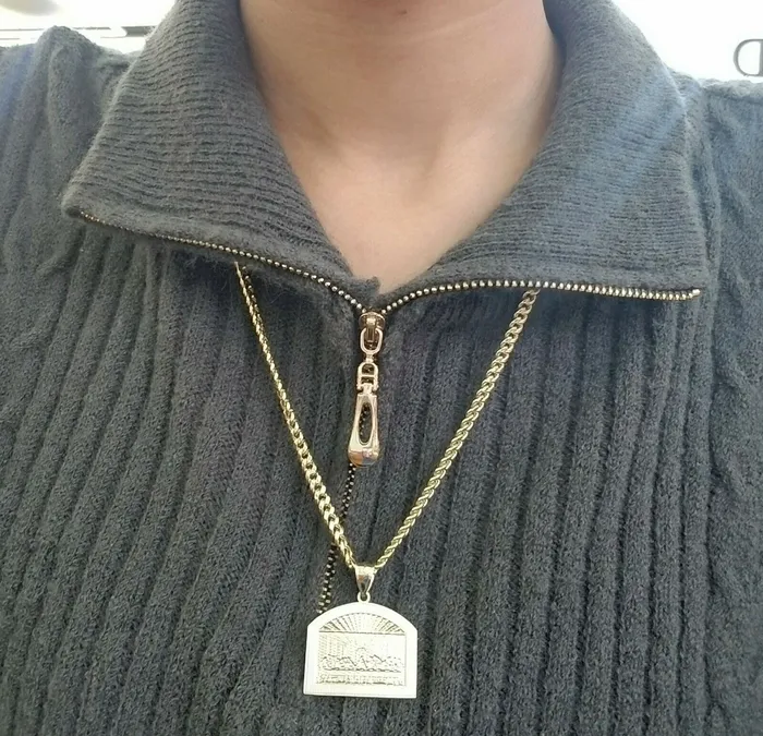 PreStyled Sets Gold and Diamond 10k Real gold Last supper charm with miami cuban chain 24inch 5mm10kt gold set