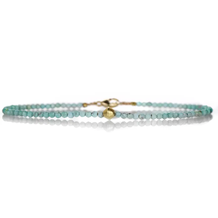 Sleeping Beauty Turquoise Bead Bracelet Margaret Solow Bracelets