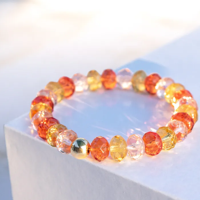 Bracelets Elisa Ilana Ombre Sunrise Beaded Stretch Bracelet