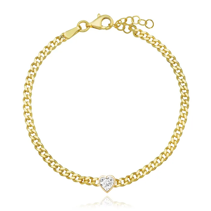 Diamond Bezel Cuban Bracelet Alev Collection Bracelets