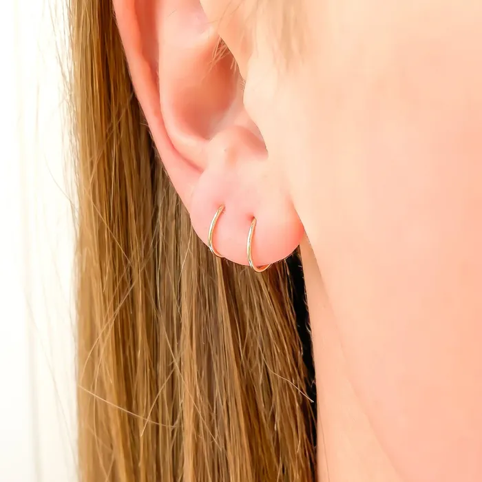 Faux Twist Hoop Earrings Hoops By Hand Earrings Faux Twist Hoop Earrings Hoops By Hand Earrings