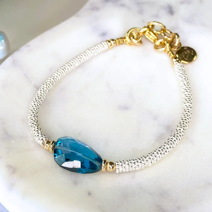 London Blue Topaz Classic Bracelet Elisa Ilana Bracelets London Blue Topaz Classic Bracelet Elisa Ilana Bracelets