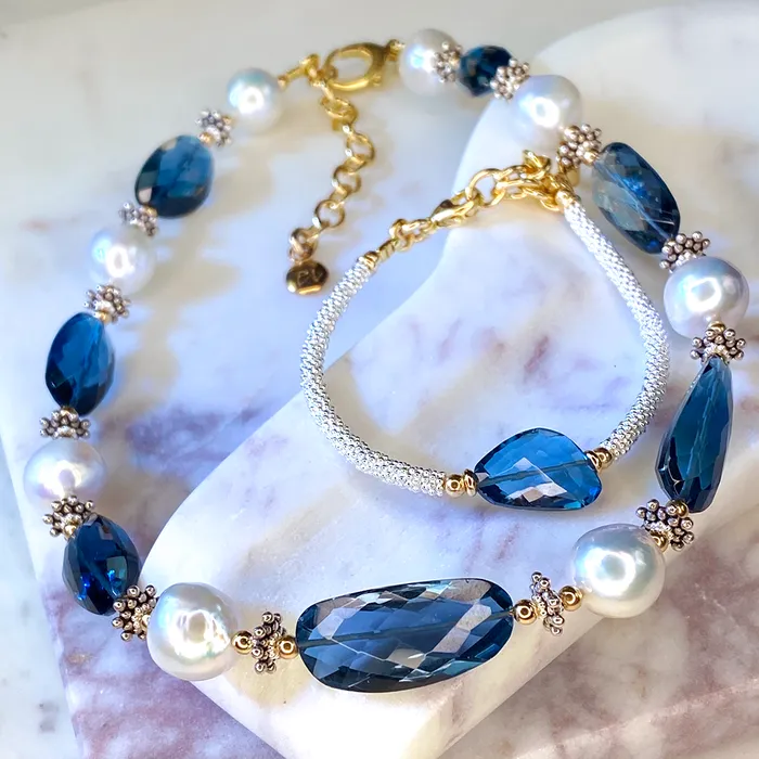 London Blue Topaz Classic Bracelet Elisa Ilana Bracelets London Blue Topaz Classic Bracelet Elisa Ilana Bracelets