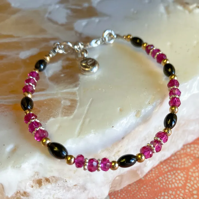 Ruby CZ Nikini Bracelet Elisa Ilana Bracelets