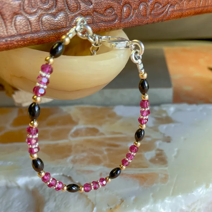 Ruby CZ Nikini Bracelet Elisa Ilana Bracelets