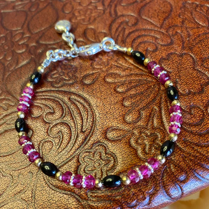 Ruby CZ Nikini Bracelet Elisa Ilana Bracelets