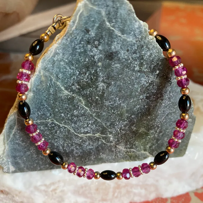 Ruby CZ Nikini Bracelet Elisa Ilana Bracelets