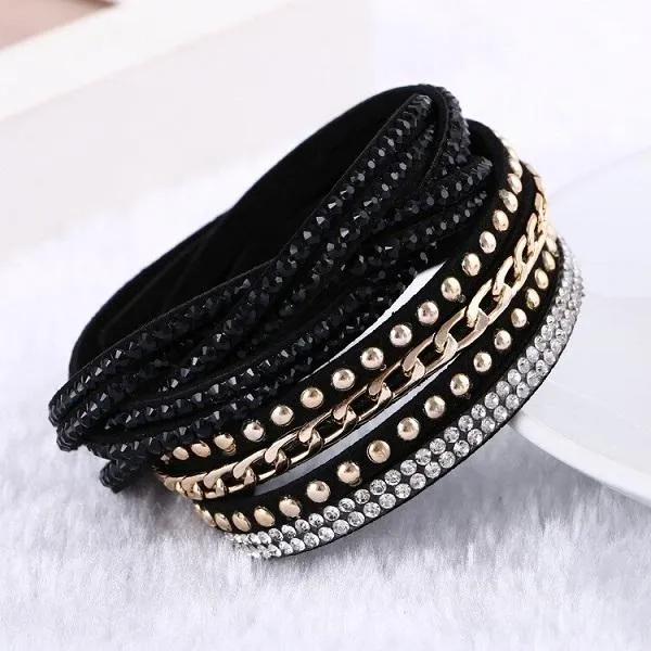 sparklingselections Bracelets New Stylish Fashion Unisex Multi Layer Charming Leather Bracelet Best Christmas Gift Vintage Jewelry sparklingselections Bracelets New Stylish Fashion Unisex Multi Layer Charming Leather Bracelet Best Christmas Gift Vintage Jewelry