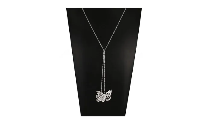 sparklingselections Long Butterfly Pendant Necklace For Women Necklaces