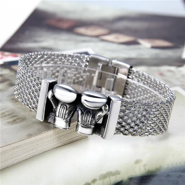 sparklingselections Mens Stainless Steel Bracelet Bracelets