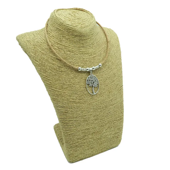 sparklingselections Vintage Natural Cork Made Life of tree Necklace Necklaces