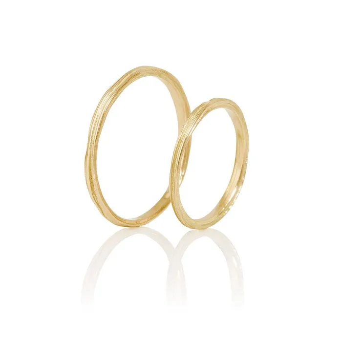 AURUM by Gubjrg Rings Mens wedding rings WATERFALL