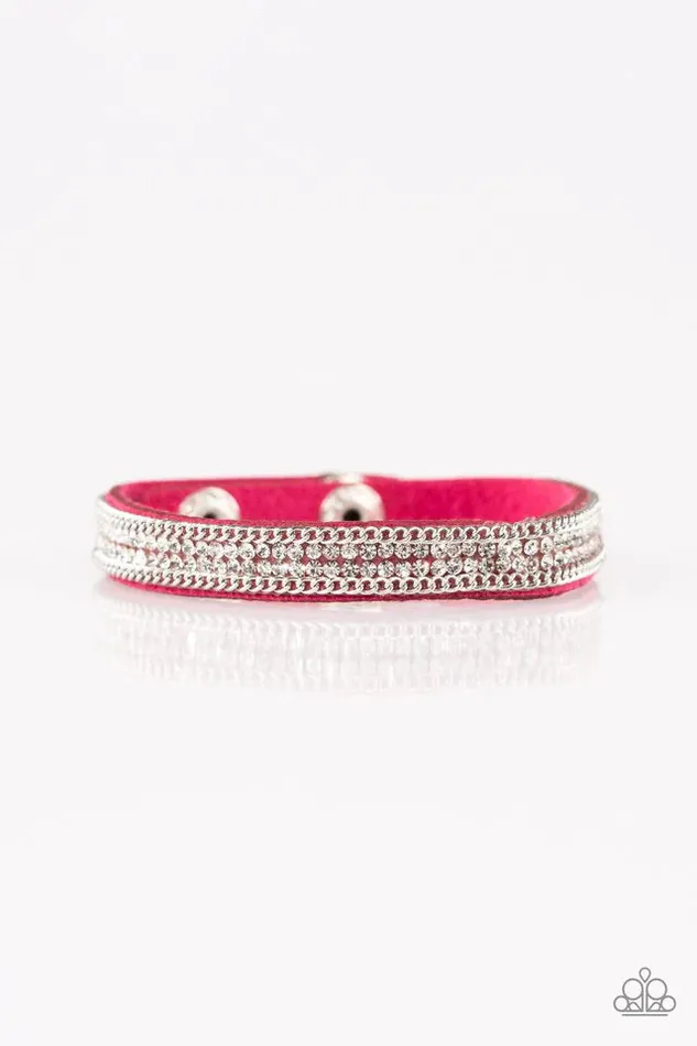 Bracelets Babe Bling Pink Bracelet Jewelry by Bretta Paparazzi Accessories