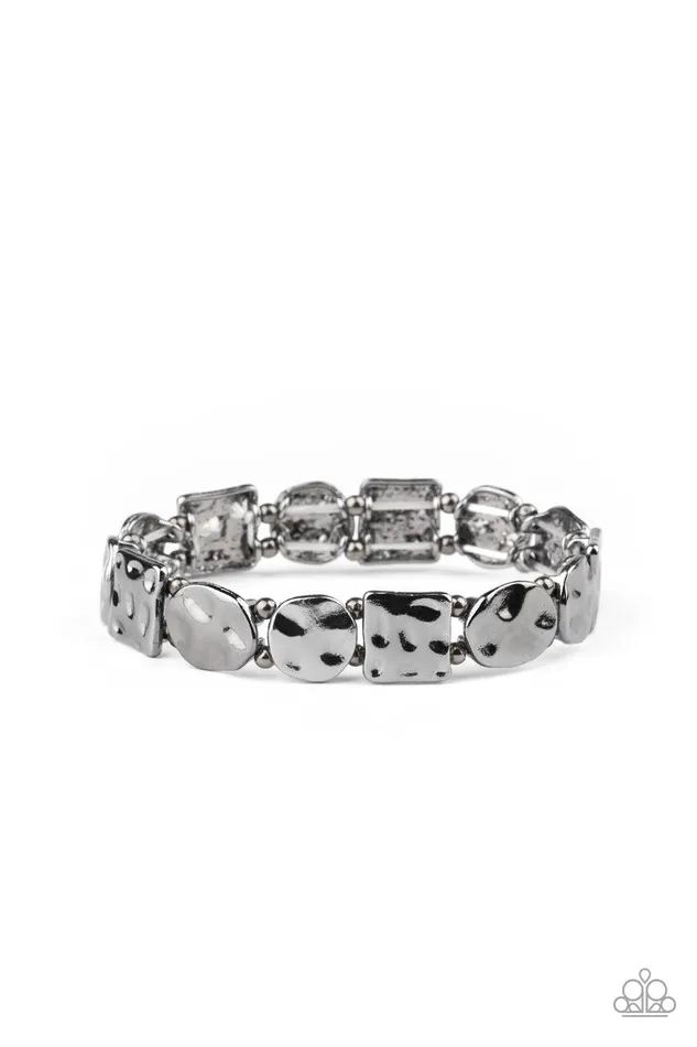 Bracelets Jewelry by Bretta Hammered Harmony Black BraceletJewelry By Bretta